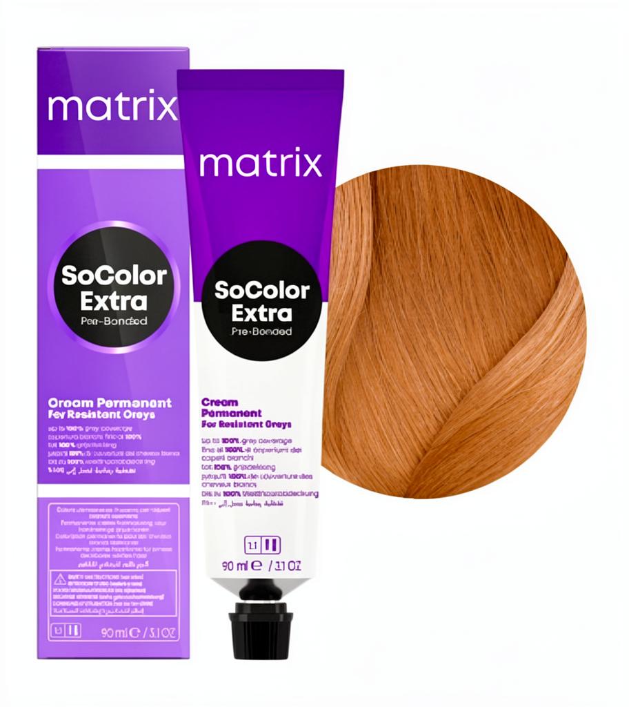 MATRIX PROFESSIONAL 508NW SOCOLOR PRE-BONDED КРЕМ-КРАСКА ДЛЯ СЕДЫХ ВОЛОС СВЕТЛЫЙ БЛОНДИН ТЕПЛЫЙ НАТУРАЛЬНЫЙ 90мл