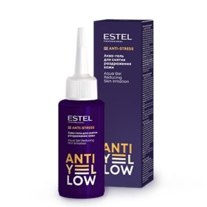 ESTEL PROFESSIONNEL ANTI-YELLOW Аква-гель для снятия раздражения кожи, 86мл