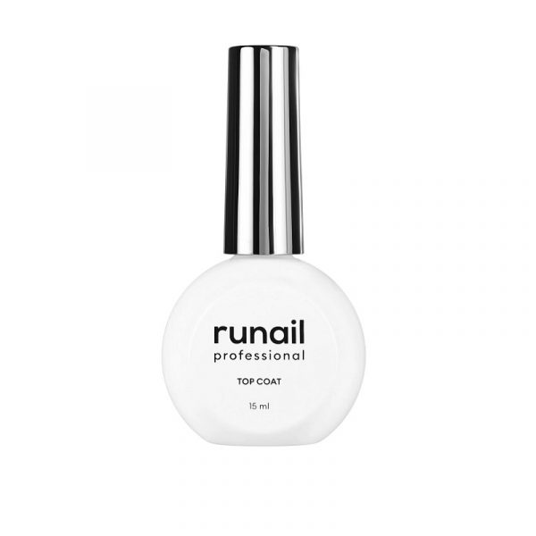 RUNAIL Глянцевый топ для гель-лака Top Сoat CRYSTAL, 15мл №6366