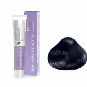 ESTEL PROFESSIONNEL 1/0 SENSATION DE LUXE ТОНИРУЮЩАЯ КРАСКА ДЛЯ ВОЛОС ЧЕРНЫЙ КЛАССИЧЕСКИЙ, 60мл