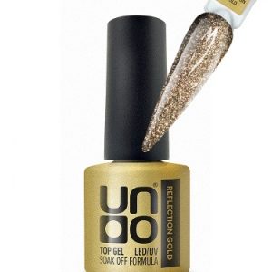 UNO Reflection Top Верхнее покрытие для гель-лака, без липкого слоя, золото, 8гр