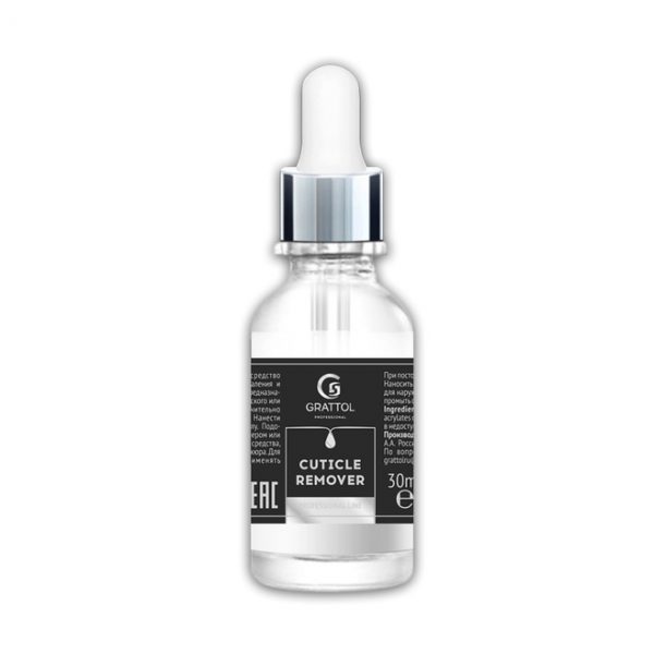 GRATTOL Premium Ремувер для удаления кутикулы быстрого действия Cuticle-remover, 30мл