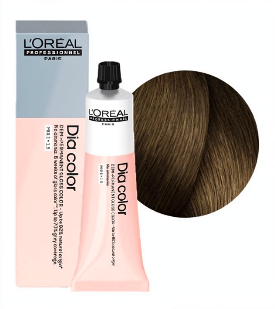 L'OREAL PROFESSIONNEL 7 DIA COLOR КРАСИТЕЛЬ-БЛЕСК БЕЗ АММИАКА БЛОНДИН, 60мл