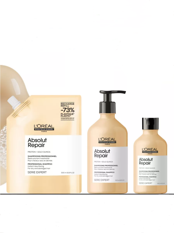 L'OREAL PROFESSIONNEL ABSOLUT REPAIR Шампунь для восстановления поврежденных волос, 500мл