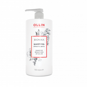 OLLIN PROFESSIONAL BIONIKA Шампунь для окрашенных волос Яркость цвета, 750мл