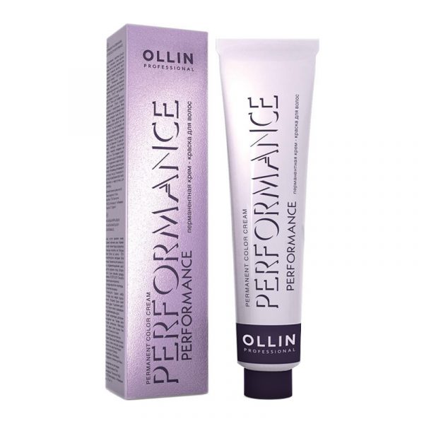 OLLIN PROFESSIONNEL PERFORMANCE 4/1 СТОЙКАЯ КРЕМ-КРАСКА ДЛЯ ВОЛОС ШАТЕН ПЕПЕЛЬНЫЙ, 60мл