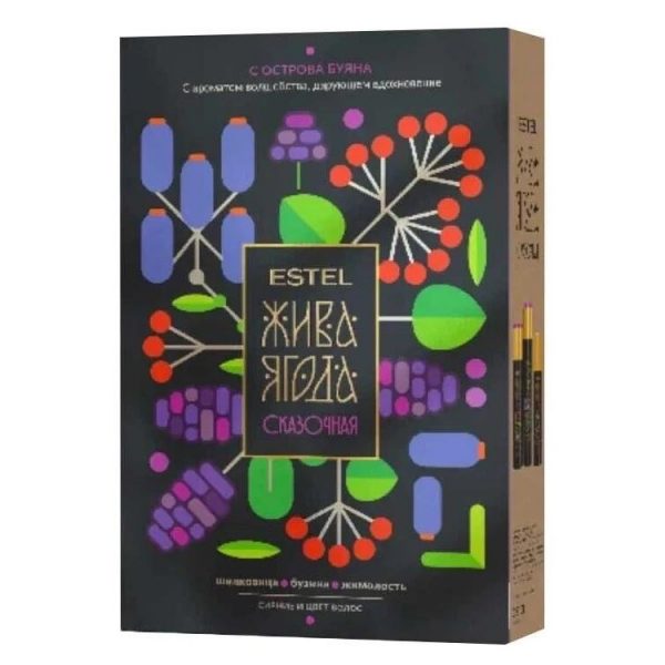 ESTEL PROFESSIONNEL Живая Ягода Набор (шампунь 300мл, бальзам 250мл, спрей 200мл) Сказочная с острова Буяна