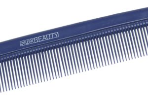 DEWAL BEAUTY Расческа карманная синяя, 12,4см
