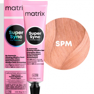 MATRIX PROFESSIONAL SPM SUPER SYNC PRE-BONDED ТОНИРУЮЩАЯ КРАСКА ДЛЯ ВОЛОС БЕЗ АММИАКА ПАСТЕЛЬНЫЙ МОККА, 90мл