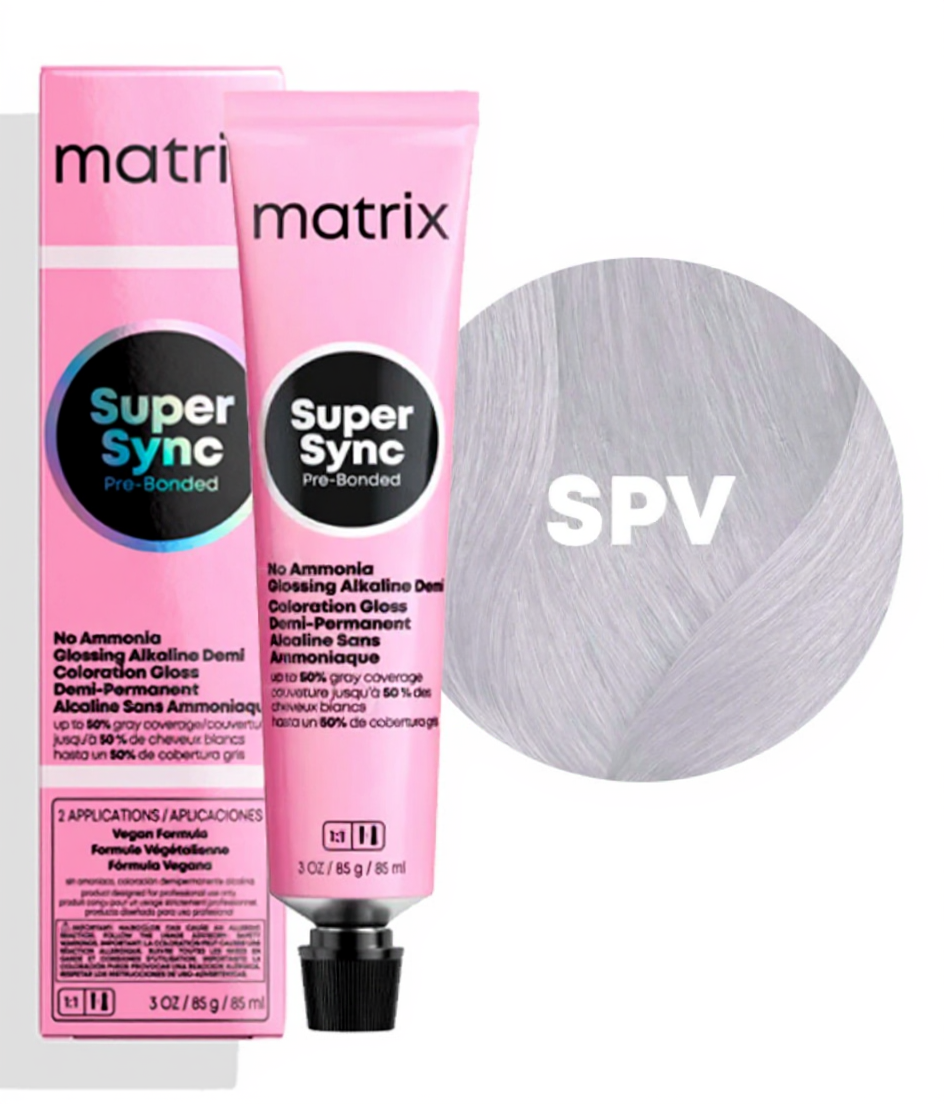 MATRIX PROFESSIONAL SPV SUPER SYNC PRE-BONDED ТОНИРУЮЩАЯ КРАСКА ДЛЯ ВОЛОС БЕЗ АММИАКА ПАСТЕЛЬНЫЙ ПЕРЛАМУТРОВЫЙ, 90мл