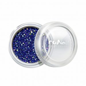 RUNAIL Дизайн для ногтей блестки (темно-синий)