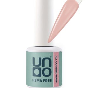 UNO Hema Free Гель-лак базовый All Covered Base Gel Blush, 10гр