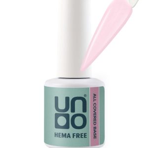UNO Hema Free Гель-лак базовый All Covered Base Gel Rose Heaven, 10гр