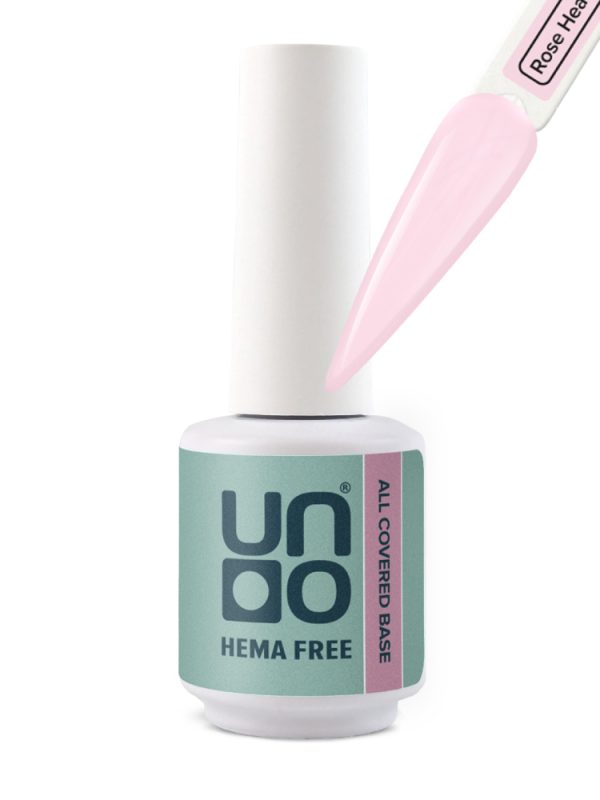 UNO Hema Free Гель-лак базовый All Covered Base Gel Rose Heaven, 10гр