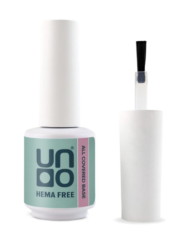 UNO Hema Free Гель-лак базовый All Covered Base Gel Rose Heaven, 10гр — изображение 3