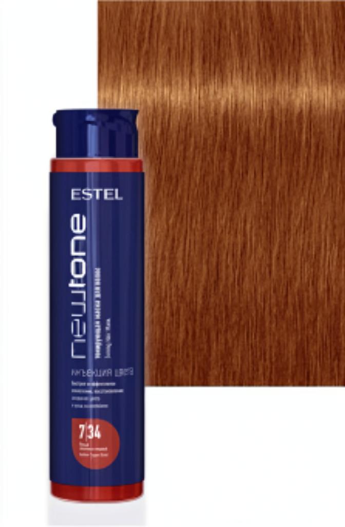 ESTEL PROFESSIONNEL NEWTONE 7/34 Тонирующая маска для волос русый золотисто-медный, 400мл