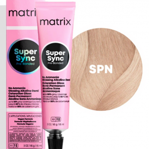 MATRIX PROFESSIONAL SPN SUPER SYNC PRE-BONDED ТОНИРУЮЩАЯ КРАСКА ДЛЯ ВОЛОС БЕЗ АММИАКА ПАСТЕЛЬНЫЙ НАТУРАЛЬНЫЙ, 90мл