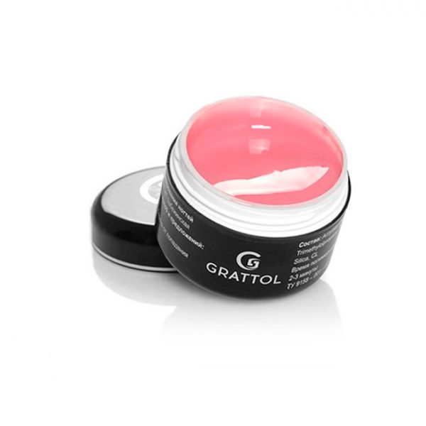 GRATTOL Гель камуфлирующий Camouflage Gel Pink, 15мл