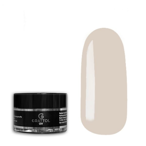 GRATTOL Гель камуфлирующий Camouflage Gel Light Beige, 15мл — изображение 2