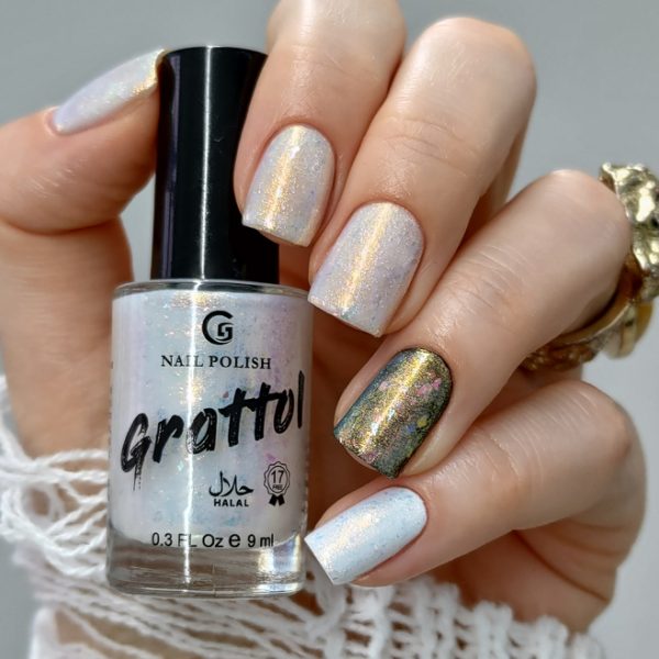 GRATTOL Лак для ногтей Color Nail Polish  Golden Milk, 9мл