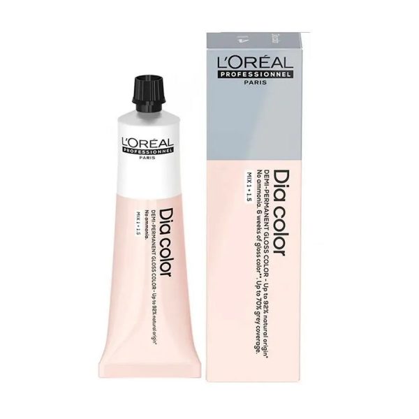 L'OREAL PROFESSIONNEL 8.13 DIA COLOR КРАСИТЕЛЬ-БЛЕСК БЕЗ АММИАКА СВЕТЛЫЙ БЛОНДИН ПЕПЕЛЬНО-ЗОЛОТИСТЫЙ, 60мл