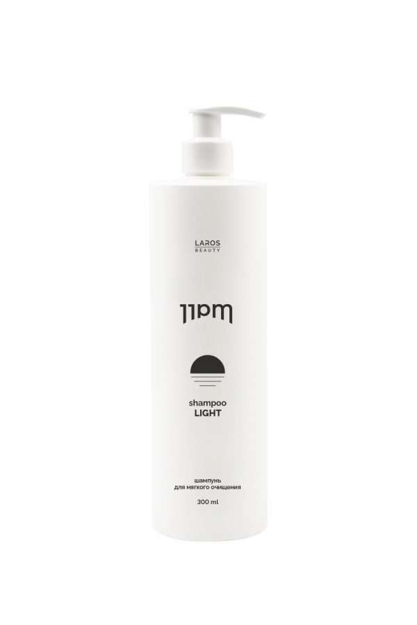 LAROS BEAUTY Шампунь для мягкого очищения 11PM Shampoo Light, 300 мл