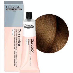 L'OREAL PROFESSIONNEL 8.13 DIA COLOR КРАСИТЕЛЬ-БЛЕСК БЕЗ АММИАКА СВЕТЛЫЙ БЛОНДИН ПЕПЕЛЬНО-ЗОЛОТИСТЫЙ, 60мл