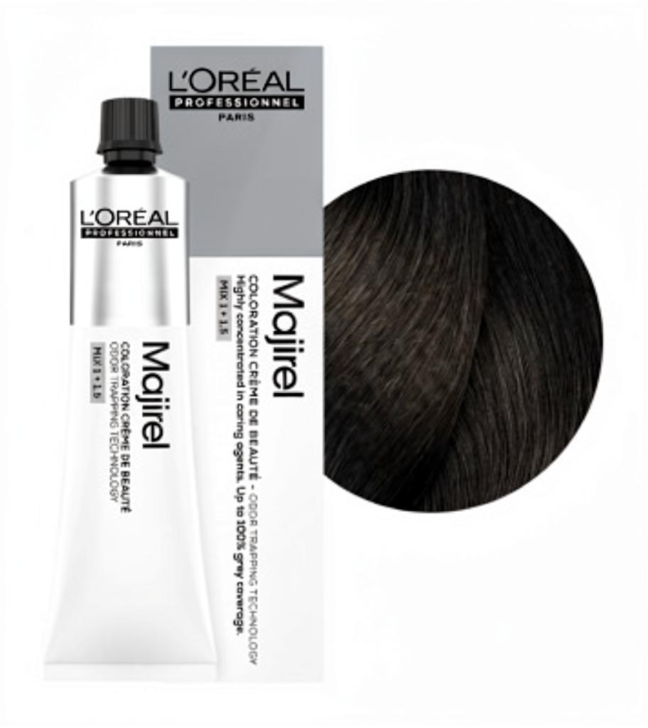 L'OREAL PROFESSIONNEL 4 MAJIREL СТОЙКАЯ КРАСКА ДЛЯ ВОЛОС ШАТЕН, 60мл