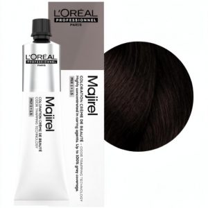 L'OREAL PROFESSIONNEL 4.15 MAJIREL СТОЙКАЯ КРАСКА ДЛЯ ВОЛОС ШАТЕН ПЕПЕЛЬНЫЙ КРАСНОЕ ДЕРЕВО, 60мл