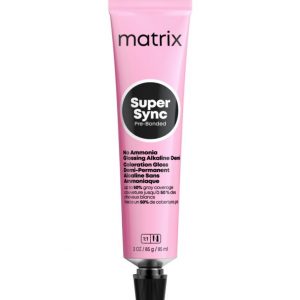 MATRIX PROFESSIONAL 9MM SUPER SYNC PRE-BONDED ТОНИРУЮЩАЯ КРАСКА ДЛЯ ВОЛОС БЕЗ АММИАКА очень светлый блондин мокка мокка 90 мл