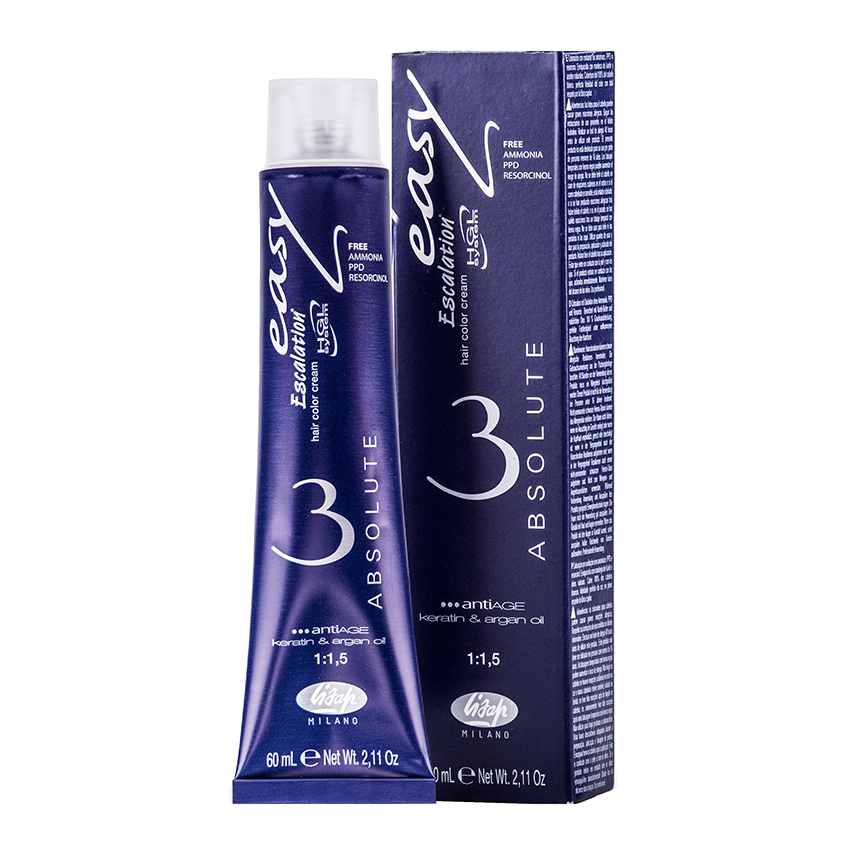 LISAP PROFESSIONNEL 66/33 ABSOLUTE ТОНИРУЮЩАЯ КРАСКА ДЛЯ ВОЛОС ТЕМНЫЙ БЛОНДИН ЗОЛОТИСТЫЙ НАСЫЩЕННЫЙ, 60мл