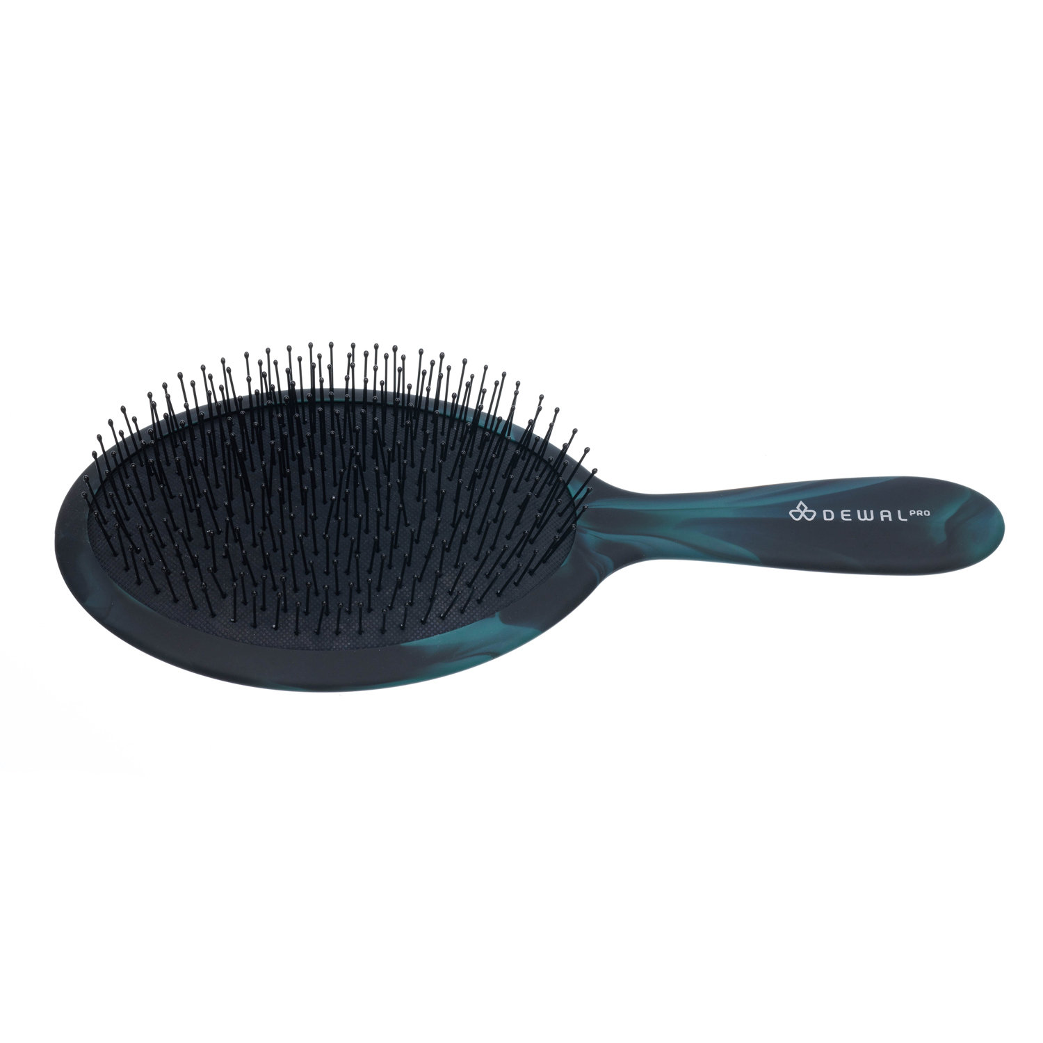 DEWAL PRO SATIN Щетка массажная с нейлоновым штифтом овальная 15 рядов BRS07