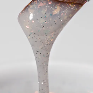 RUNAIL Моделирующий УФ-гель светоотражающий BUILDER UV GEL MILK DIAMOND, 15г №9870