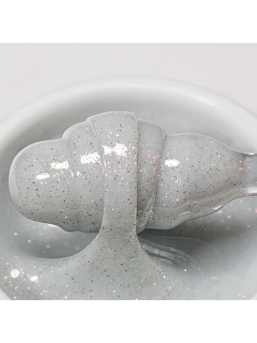 RUNAIL Моделирующий УФ-гель светоотражающий BUILDER UV GEL MILK DIAMOND, 15г №9869 — изображение 2