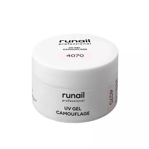 RUNAIL Камуфлирующий УФ-гель (цвет: фарфоровый френч), 15г №4070