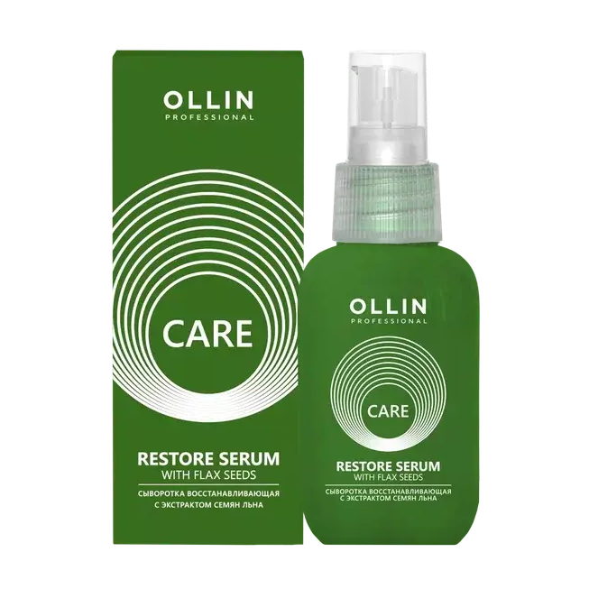 OLLIN PROFESSIONAL CARE Сыворотка восстанавливающая с экстрактом семян льна, 50мл