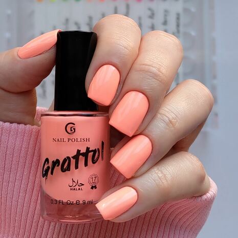 GRATTOL Лак для ногтей Grattol Color Nail Polish Peach Praline, 9мл