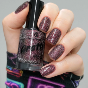 GRATTOL Лак для ногтей со светоотражающим глиттером Color Nail Polish Never Sleeping
