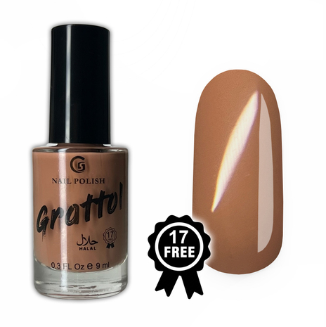 GRATTOL Лак для ногтей Color Nail Polish Cashmere nude, 9мл