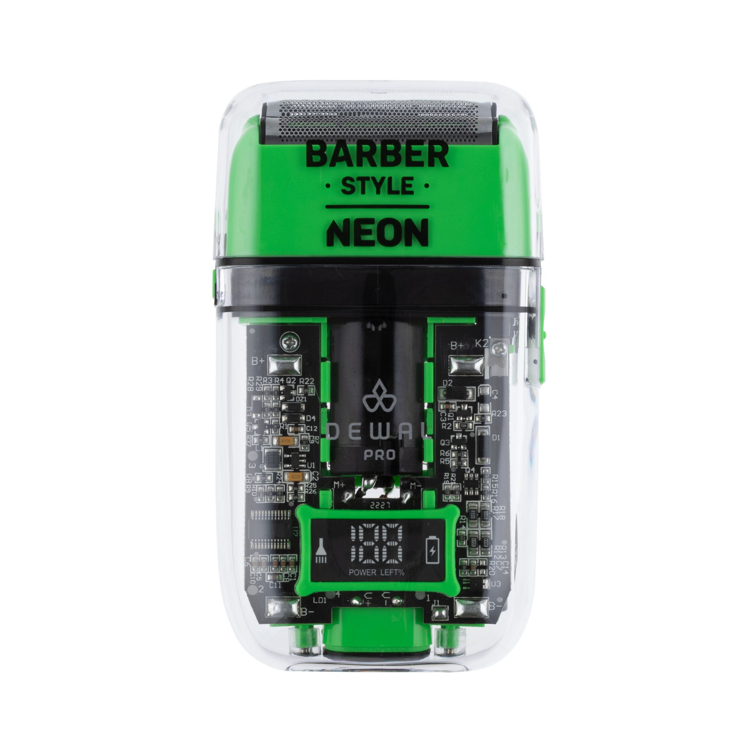 DEWAL Шейвер BARBER STYLE NEON 03-082 Green