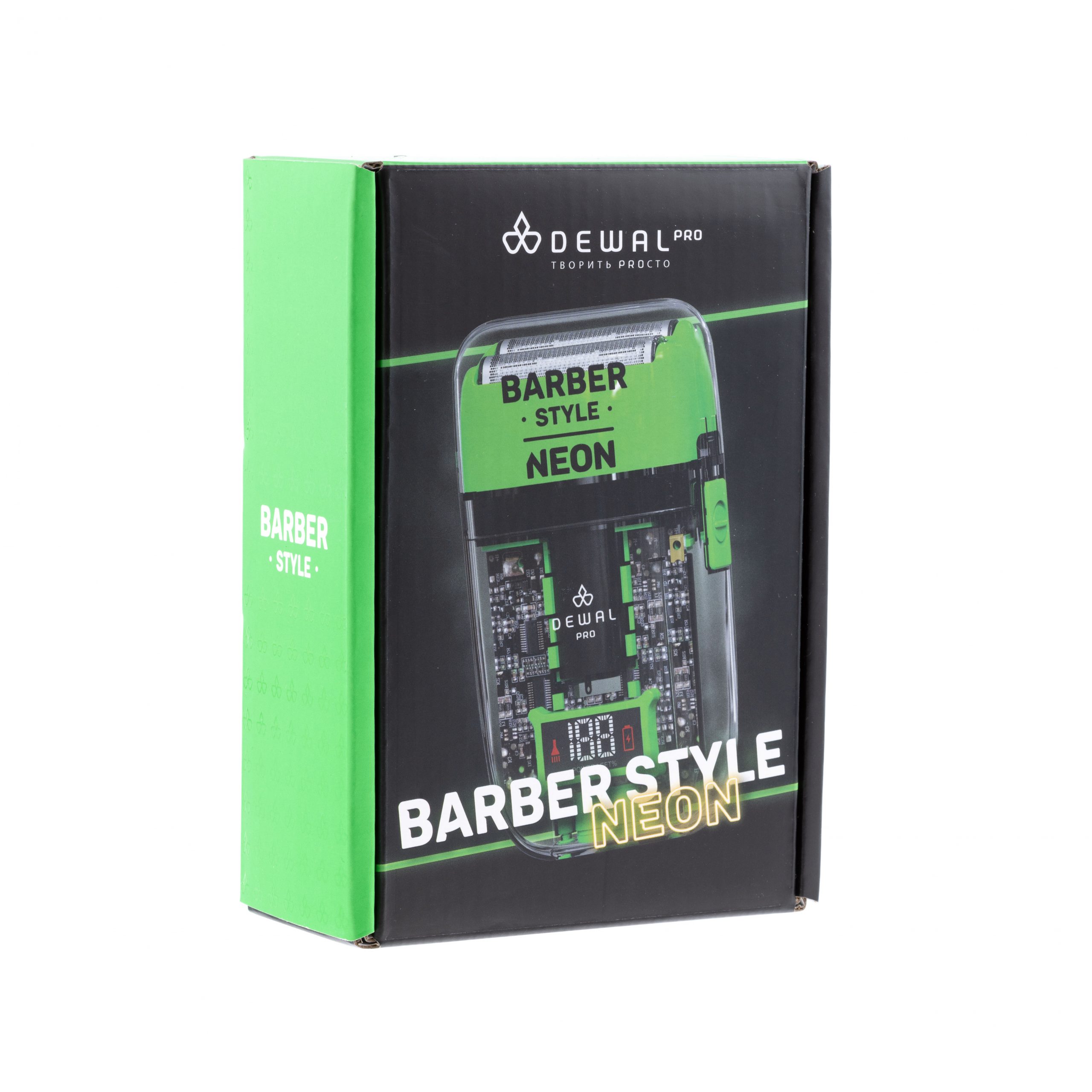 DEWAL Шейвер BARBER STYLE NEON 03-082 Green — изображение 7