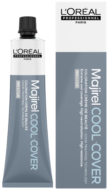 L'OREAL PROFESSIONNEL 6.1 MAJIREL COOL COVER КРАСКА ДЛЯ СЕДЫХ ВОЛОС ТЕМНЫЙ БЛОНДИН ПЕПЕЛЬНЫЙ, 60мл