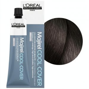 L'OREAL PROFESSIONNEL 6.1 MAJIREL COOL COVER КРАСКА ДЛЯ СЕДЫХ ВОЛОС ТЕМНЫЙ БЛОНДИН ПЕПЕЛЬНЫЙ, 60мл