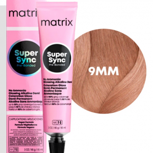 MATRIX PROFESSIONAL 9MM SUPER SYNC PRE-BONDED ТОНИРУЮЩАЯ КРАСКА ДЛЯ ВОЛОС БЕЗ АММИАКА очень светлый блондин мокка мокка 90 мл