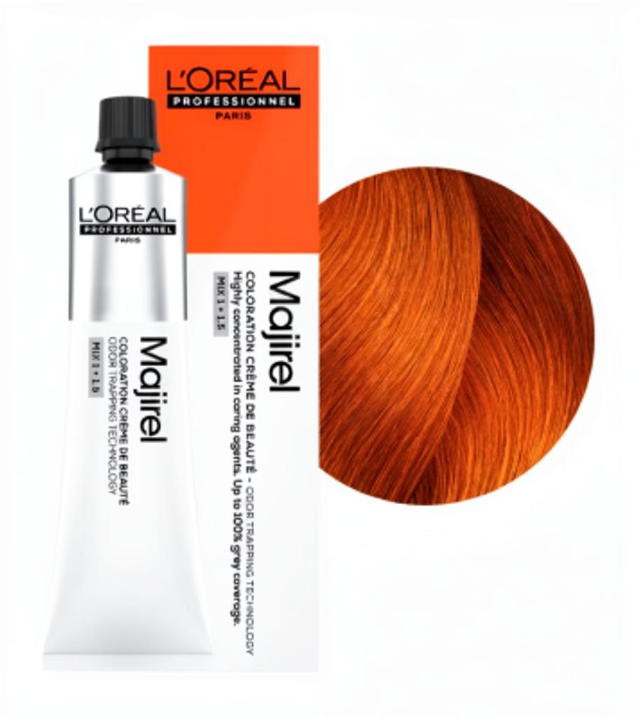 L'OREAL PROFESSIONNEL 7.45 MAJIREL СТОЙКАЯ КРАСКА ДЛЯ ВОЛОС БЛОНДИН МЕДНЫЙ КРАСНОЕ ДЕРЕВО, 60мл