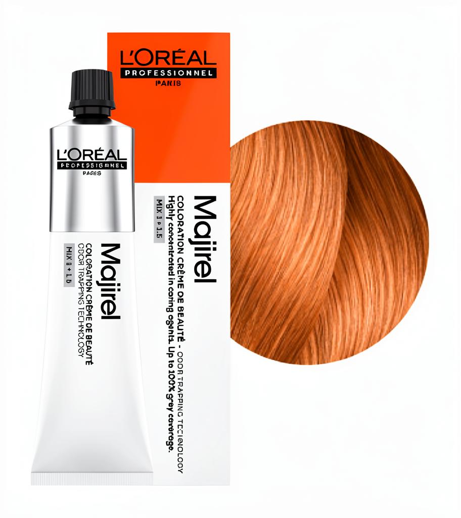L'OREAL PROFESSIONNEL 8.04 MAJIREL СТОЙКАЯ КРАСКА ДЛЯ ВОЛОС НАТУРАЛЬНО-МЕДНЫЙ, 60мл