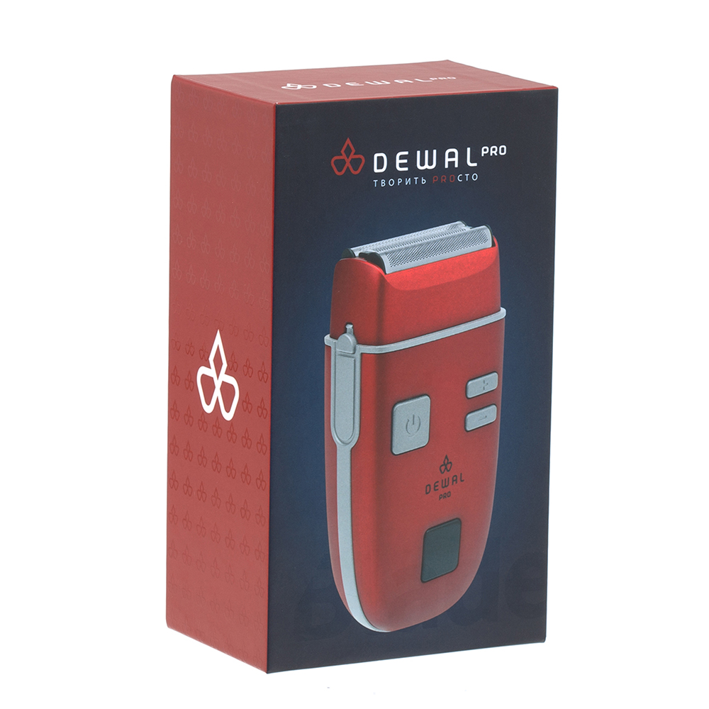 DEWAL PRO Шейвер КРАСНЫЙ КЛИНОК для проработки контуров и бородыбритья 03-417 Red — изображение 9