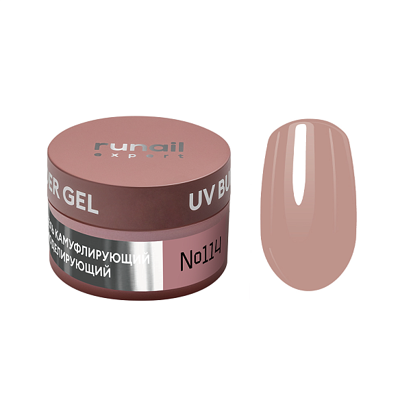 RUNAIL Гель моделирующий UV BUILDER GEL Runail Expert №114, 15г банка