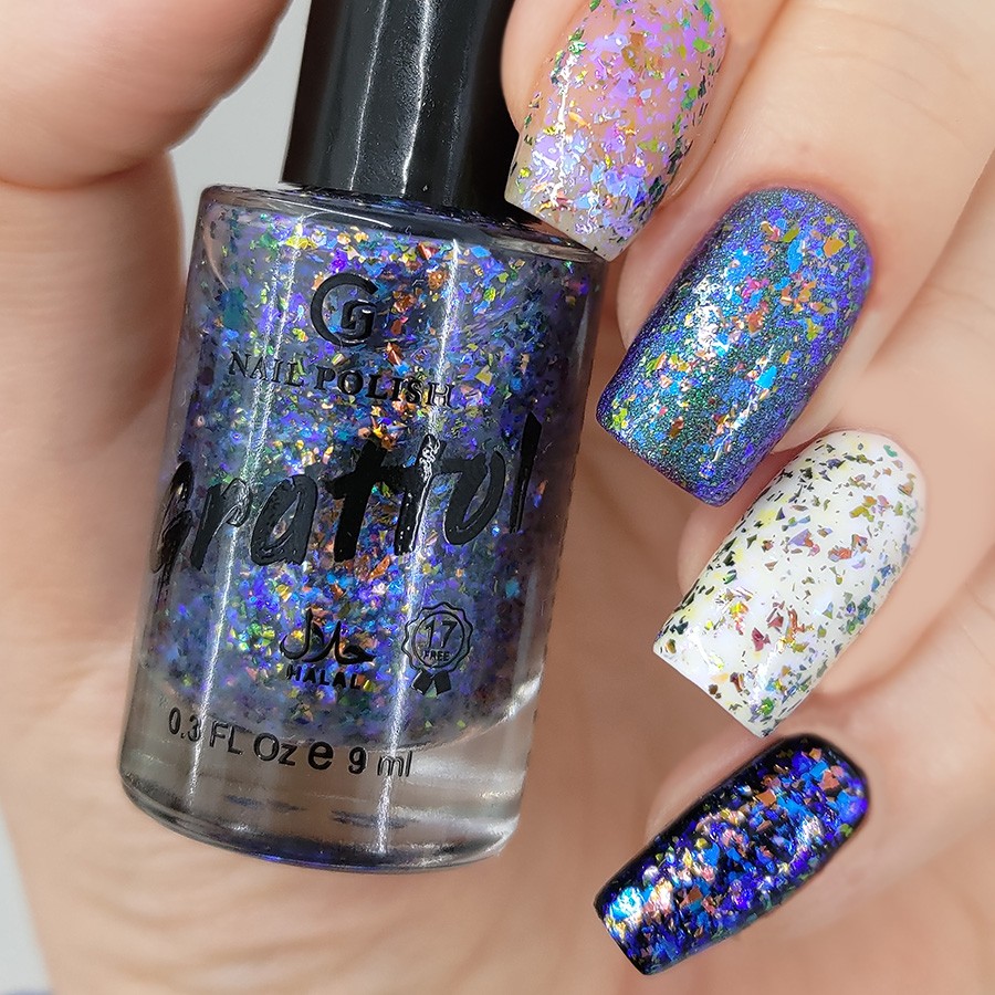 GRATTOL Лак для ногтей Color Nail Polish Confetti Stardrop, 9мл