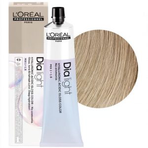 L'OREAL PROFESSIONNEL 10.13 DIA LIGHT ТОНИРУЮЩАЯ КРАСКА ДЛЯ ВОЛОС МОЛОЧНЫЙ КОКТЕЙЛЬ ПЕПЕЛЬНО-ЗОЛОТИСТЫЙ, 60мл